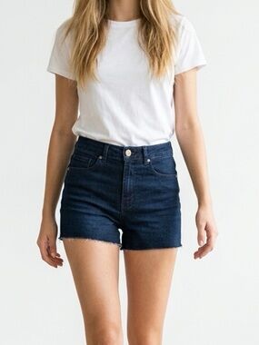 American Eagle Outfitters High Waisted Denim Jean Shorts | Size 2